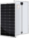 RICH SOLAR 100 Watt 12 Volt 9BB Cell Monocrystalline Solar Panel High Efficiency Solar Module Charge Battery for RV Trailer Camper Marine Off Grid