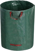 79 Gallons Lawn Leaf Bags, Yard Waste Bag, Reusable Gardening Leaf Collet Bag, Patio Garden Weed Bag, Leaf Collector Storage Bin, Trash Can with Lid & 4 Handles - Extra Large & Heavy Duty Leaf Bag