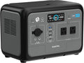 OUKITEL P800 Portable Solar Generator(2025 NEW), 512Wh Solar Power Station with 2x800W AC Outlets (1600W Peak), 500W Fast Charging, Emergency Power Station for Home, Camping & RVs, Battery Backup