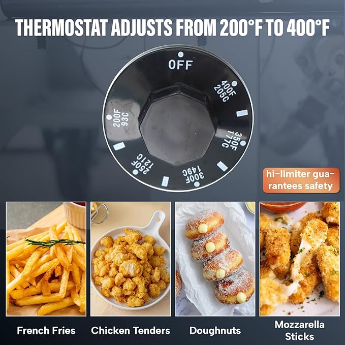 WESTLAKE Commercial Gas Deep Fryer, Stainless Steel Free Standing Floor Frye with Baskets 4 Tube 120000 BTU 50LB for Restaurants