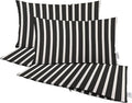 RSH DECOR: Sunbrella Pillow Covers Set of 4 | Covers Only - 26" x 16" | Outdoor Lumbar Pillow Covers Crafted with Sunbrella Performance Fabric | Shore Classic