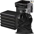65 Gallon Trash Bags 1.8 Mil -50''x55'' Pack of 50 Thick Large Heavy Duty Multi-Use Garbage Bags Extra Large Strong Trash Can Liners for Office, Picnic,Kitchen, Bulk Bags (65 Gallon 50 Count)