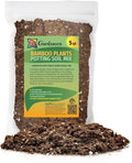 GARDENERA Premium Bamboo Potting Soil Mix - (20 Quarts Bag)