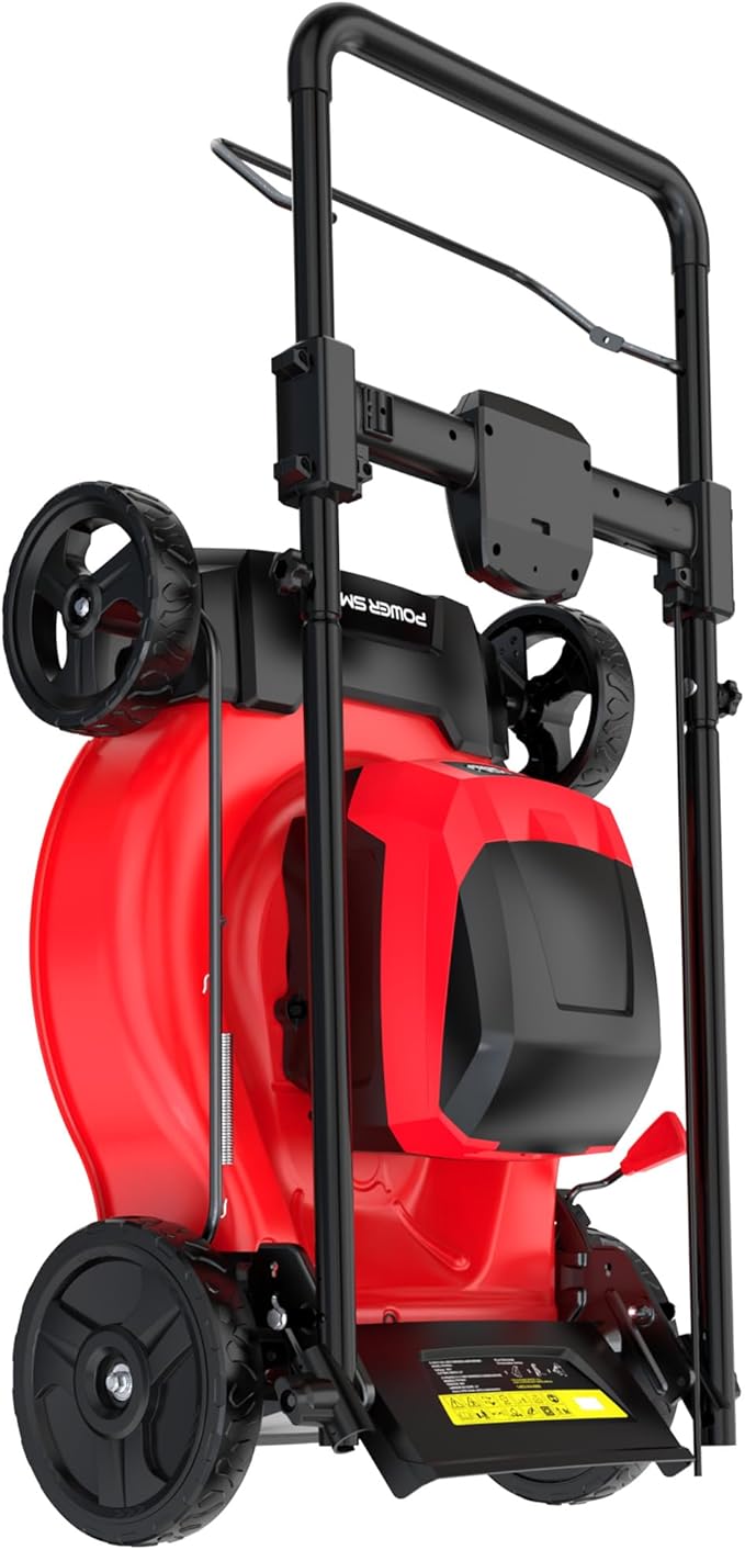 PowerSmart 80V 21in Push Cordless Lawn Mower, Brushless Battery Lawn Mower with 6.0Ah Battery and Charger (PS76821)