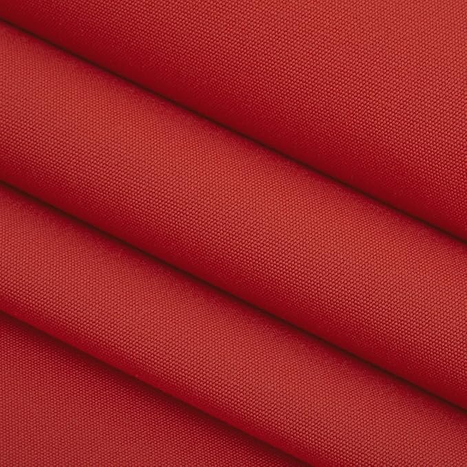RSH DECOR: Sunbrella Lumbar Throw Pillows Set of 4 | 20" x 12" | Water and Fade-Resistant Performance Fabric | Outdoor Pillow Covers with Down-Alternative Inserts | Canvas Jockey Red