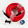 5800PSI/400Bar Ultra Flexible Pressure Washer Hose for Bosch Home Cleaning, 5M-30M High Pressure Extension Tube with Quick-Connect Adapter,(Red/Blue/Yellow/Green/Grey/Orange/Light Blue)(Red,16FT)