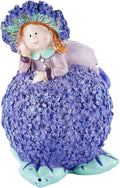 Lavender Outdoor Garden Resin Statues - Couple Boy & Girl Figurines, Ideal for Patio, Lawn, Garden & Courtyard Decor, Valentine's Day Home Ornament, for Parents & Friends
