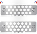 Rear Grease Gate for Blackstone Griddle,Blocks Food from Falling into Rear Grease Trap & Compatible with All Blackstone Griddle Accessories (2Pack)