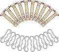 Shear Pins and Cotter Pins Fit for MTD Snowblower - Shear Pins 10pcs and Cotter Pins 10pcs Compatible for Cub Cad et Troy Bilt Craftsman 24" 26" Snow Thrower, Replace 738-04124A 714-04040