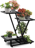 2Pack，4Tier plant stand，outdoor plant stands for patio，Planter Display ShelvingIndoor Outdoor，Multiple Flower Pot Holder， suitable for garden corners, balconies, and living rooms