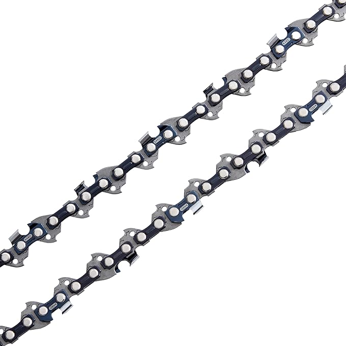 KAKEI 18 Inch Chainsaw Chain 3/8" LP Pitch .050" Gauge 62 Drive Links Fits Poulan, Kobalt, Echo, Ego, Greenworks and More- S62 (3 Chains) - Semi Chisel