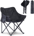 Oversized Portable Sauna Chair, Fast Folding Chair with Carrying Bag for Personal Home Sauna (Black)