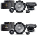 Alpine R2 Speaker Bundle -Two Pairs of R2-S652 6.5" R-Series Pro High-Resolution 2-Way Component Speakers