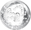 uxcell 50mm/2" Crystal Sphere Ball Bubble Glass Solid Decorative Sphere Crystal Ball Prop Ornament for Feng Shui Divination Fortune Telling Tabletop Fountain Decoration, Clear