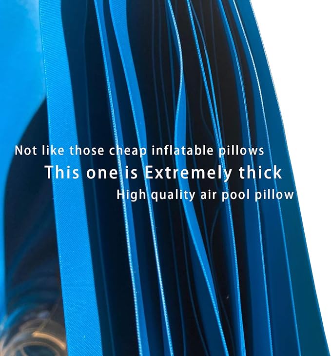 LIBERECOO 8'x8' Pool Pillows for Above-Ground Swimming Pools,0.4mm Extra Durable Long-Lasting Inflatable Winter Pool Pillow, Air Pillow for Winterizing Pool Cover