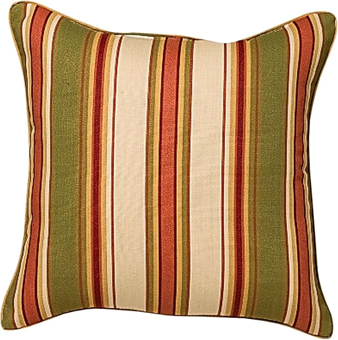 BrylaneHome Indoor/Outdoor Chair Pads (Set of 4) - 16" L x 15.6" W - Water, Stain & Fade Resistant - Cobalt Tropicana