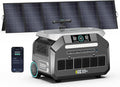 IEE P3200 3200W Solar Generator with 500W Panel, 2048Wh Solar Power Station, 1800W Fast Charging, Smart APP Control Emergency Power Station for Home, Camping, RVs, Outdoor Battery Backup