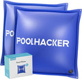 Pool Pillows for Above Ground Pools, Winterizing Ice Equalizer 0.5mm Ultra Thick Pool Cover Air Pillow for Winter, Pool Closing Kit for Above-Ground Swimming Pool (Glacier Blue, 4x4 2p)