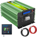 EDECOA 24V 3500W Pure Sine Wave Power Inverter 3500 Watts Model DC 24V to AC 110V 120V 4 AC Outlets and 1 Hardwire Terminal with LCD Display and Remote Controller