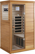 Saunas 909Mini Far Infrared Sauna, Indoor Dry Sauna (Red Cedar, 1 Person Mini Size Left Door)