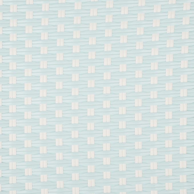 SAFAVIEH Outdoor Collection California Baby Blue/White Bistro Table (Fully Assembled)