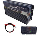 5000 Watt Power Inverter 12V DC to 110V AC Converter, LED Display with 2 AC Outlets Dual Fans Radiating for RV, Camp and Home, Electric Tool Pure Sine Wave Inverter (110V, 5000W 12V)
