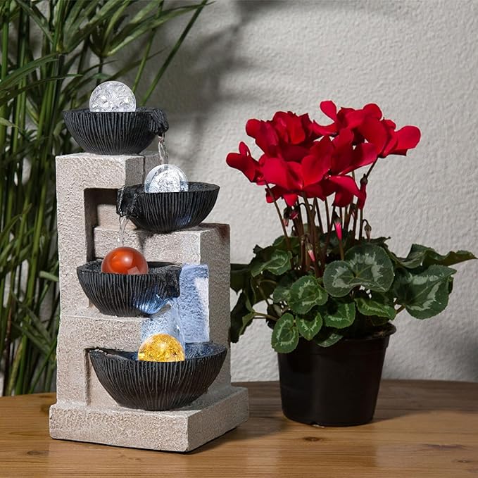 uxcell 25mm/1" Crystal Sphere Ball Glass Solid Decorative Sphere Crystal Ball Prop Ornament for Feng Shui Divination Fortune Telling Tabletop Fountain Decoration, Purple