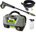 Electric Pressure Washer 1800 PSI - Portable Power Washer for Car Detailing, Patios, Fences and Outdoor Cleaning, Compact Design with Foam Cannon, Turbo and Fan Nozzles, ETL Certified