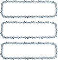 6 Inch Mini Chainsaw Chain Replacement for Saker 6 Inch Portable Electric Cordless Chainsaw,‎GJ15990-X36820 Chain Saw Blade,37 Drive Links 0.043" Gauge 1/4" LP Pitch (3 Pack)