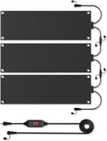 Heated Snow Melting Mat for Stairs, 3 Pack 10" x 30" Heated Outdoor Mats Graphene 2.0 Ice Melting Mat, Connectable Melting Mats for Outdoor Steps, Walkway, Decks
