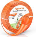 String Trimmer Line .065", 295 Feet Weed Eater String, Round Trimmer Line for Universal Replacement, Orange Premium Nylon String Trimmer Line for Light Grass&Weeds