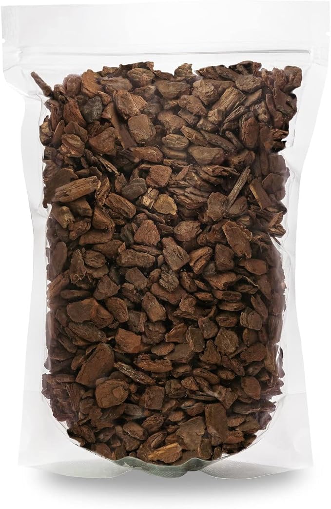 Premium Grade New Zealand Pinus Radiata Bark by Gardenera - Organic Hand Mixed New Zealand Pine Bark for Orchids - Medium Chips 9-12mm - 3 Quart