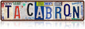 Vintage Ta'Cabron Wall Decor Street Signs Home Bar Coffee Metal Tin Signs 16 x 4 Inches