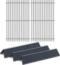 Grill Grates Grill Parts for Weber Spirit Grill I II E-210, S-210, E-220, S-220 with Front-Mounted Control Panels, 7635 7637 Porcelain Steel Flavorizer Bars Grid Replacement Spirit 200 Series