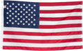 American Flag 2x3’ | Embroidered Stars & Sewn Stripes | Heavy Duty U.S. Flag | Durable 210D Oxford Nylon for High Winds | Quadruple Stitched Fly End Brass Grommets | Patriotic Decor