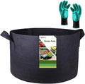 100 Gallon Large Raised Garden Bed Bag (40x20 inch) Big Garden Bag Sturdy Plant Grow Bag for Tomato,Potato Planter,Herb Veggies Planter Bag,Flower Bed,Yard Waste Bag,Lawn Debris Bag,Leaf Bag W/ Gloves