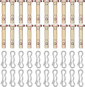 Shear Pins and Cotter Pins Fit for MTD Snowblower - Shear Pins 20pcs and Cotter Pins 20pcs Compatible for Cub Cad et Troy Bilt Craftsman 24" 26" Snow Thrower, Replace 738-04124A 714-04040