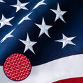 American Flag 2.5x4 ft Deluxe Super Tough Series, Heavy Duty Spun Polyester, All Weather US Flags USA High Wind with Embroidered Stars, Brass Grommets, Ultra Durable United States Flag Outdoor Outside