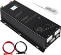 WZRELB 12KW 48V Pure Sine Wave Inverter,48 Volt DC to AC 120V 240V Split Phase Power Inverter,2*AC Hardwire Terminal,24KW Surge,High Efficiency up to 91.6%,Wireless Remote