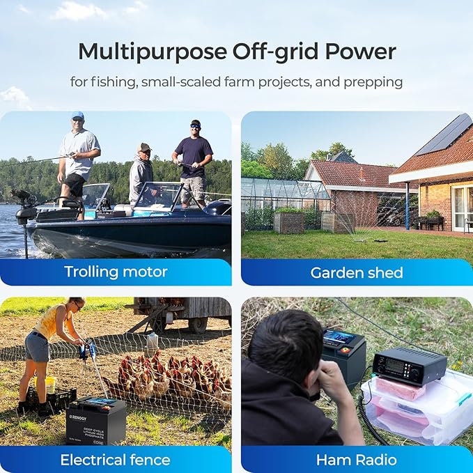 RENOGY 12V 50Ah Core Series Deep Cycle Lithium Iron Phosphate, 5000 Deep Cycles, FCC Certificates, BMS Upgrade, Backup Power for Trolling motor, Cabin,Marine, Off-Grid Home Energy Storage