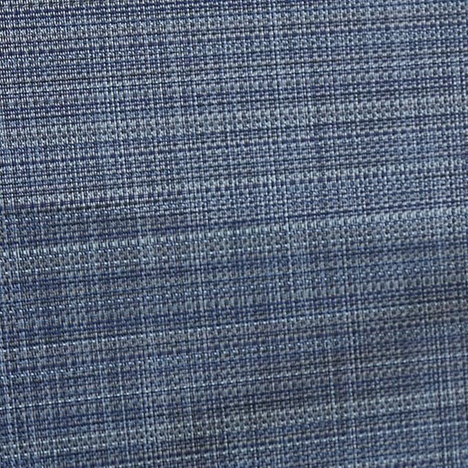Patio Chairs Set of 6, Outdoor Dining Chairs with Breathable Textilene Fabric, Stackable Patio Chairs for Lawn, Garden, Backyard, Poolside, Dark Blue