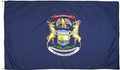FlagSource Michigan Nylon State Flag, Made in the USA, 3x5'