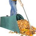 Leaf Collector, 200L Collapsible Garden Bag for Yard Waste, Reusable Heavy Duty Yard Waste Bag for Leaves, Lawn Trash, and Home Use(dustpan-shaped, 53 Gallon/200L)