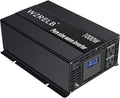 WZRELB Pure Sine Wave Inverter 1000W 24VDC to 120VAC Solar Power Converter Truck RV Home LCD Display