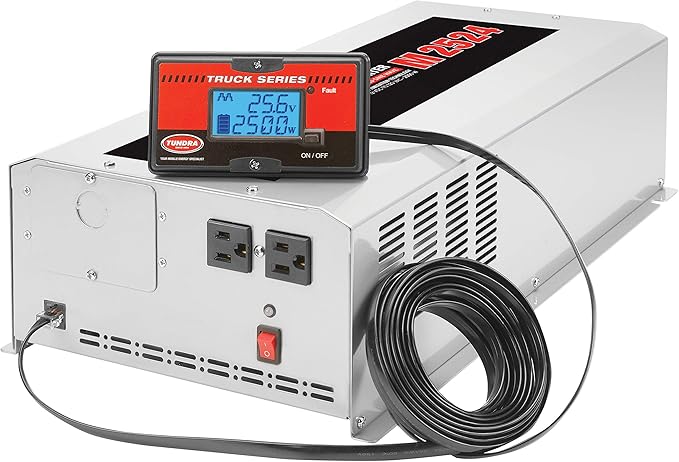 TUNDRA M Series - Power Inverter - Modified Sine Wave 2500W / 24 Volts DC to 120 Volts AC - M2524