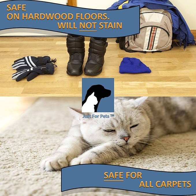 JUST FOR PETS Snow & Ice Melter Safe for Pets & Paws Contains No Toxic Chlorides or Painful to The Paw Rock Salt, Safe for Dogs & Cats. Fast Acting and Works On Contact 35 lb Bucket