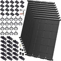 Industrial Grade Solar Pool Heater DIY Kit - Superior High-Wind Strapless Mounting System & Maximum Freeze Resistance (9-4'x6.5' / 234 Square Feet)