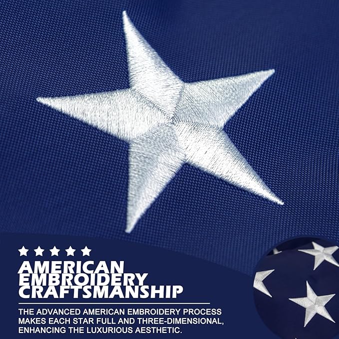 American Flag 8x12 FT for Outdoor - All-Weather Heavy Duty Durable USA Flag - Fade Resistant Outside Banner Flag (8X12 FT)