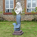 Large 37 - Inch Mermaid Statue Outdoor Decor for Garden, Patio, Yard, Lawn, Porch