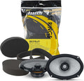 Alpine R2-S69, R Series 6x9 2-Way Hi-Res Speakers + Foam Baffle Kit Bundle